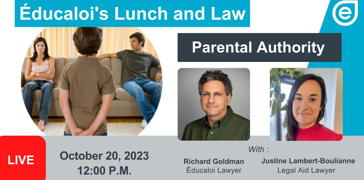 Lunch and Law on Parental Authority